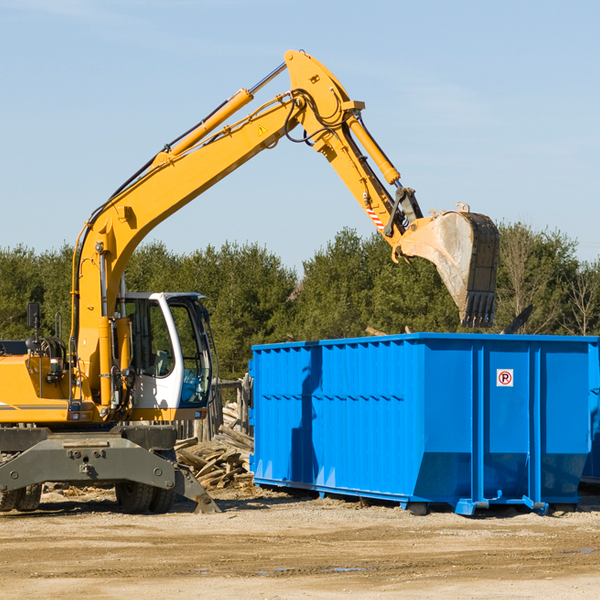 are there any restrictions on where a residential dumpster can be placed in St Libory Nebraska